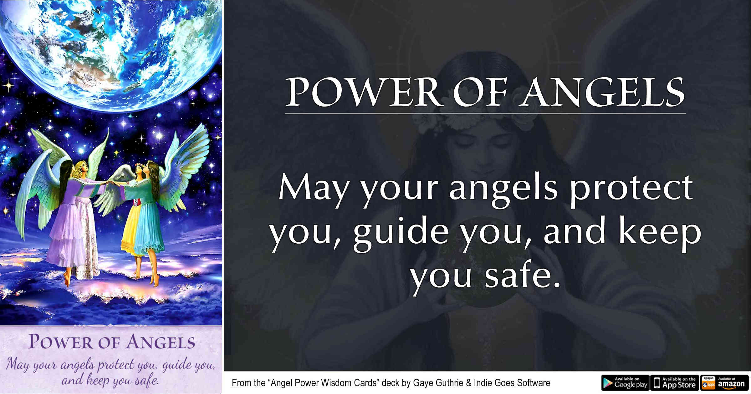 Your reading from the 'Angel Power Wisdom Cards' app - Try it for free!