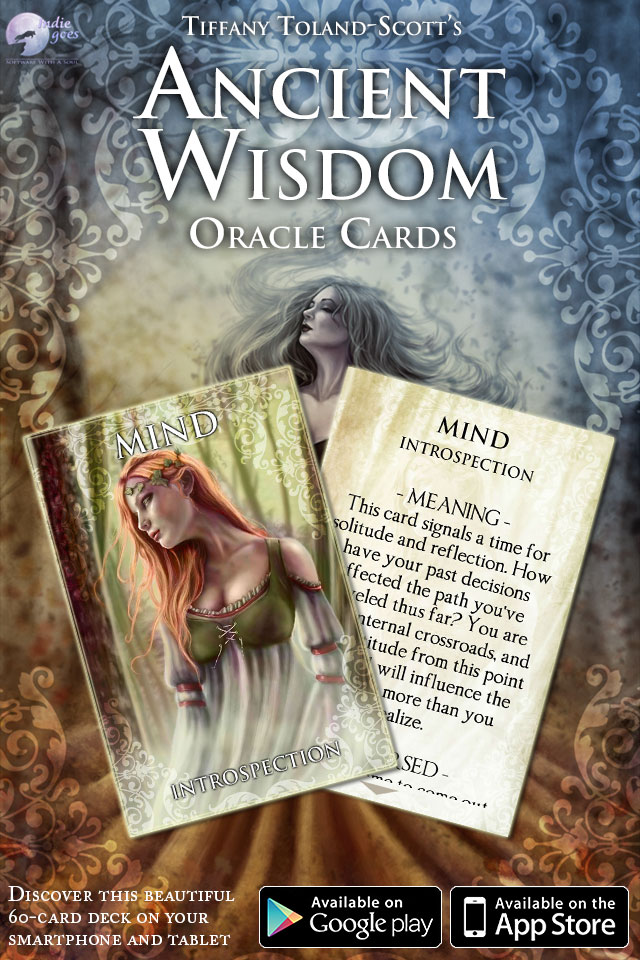 Ancient Wisdom Oracle Cards app released!