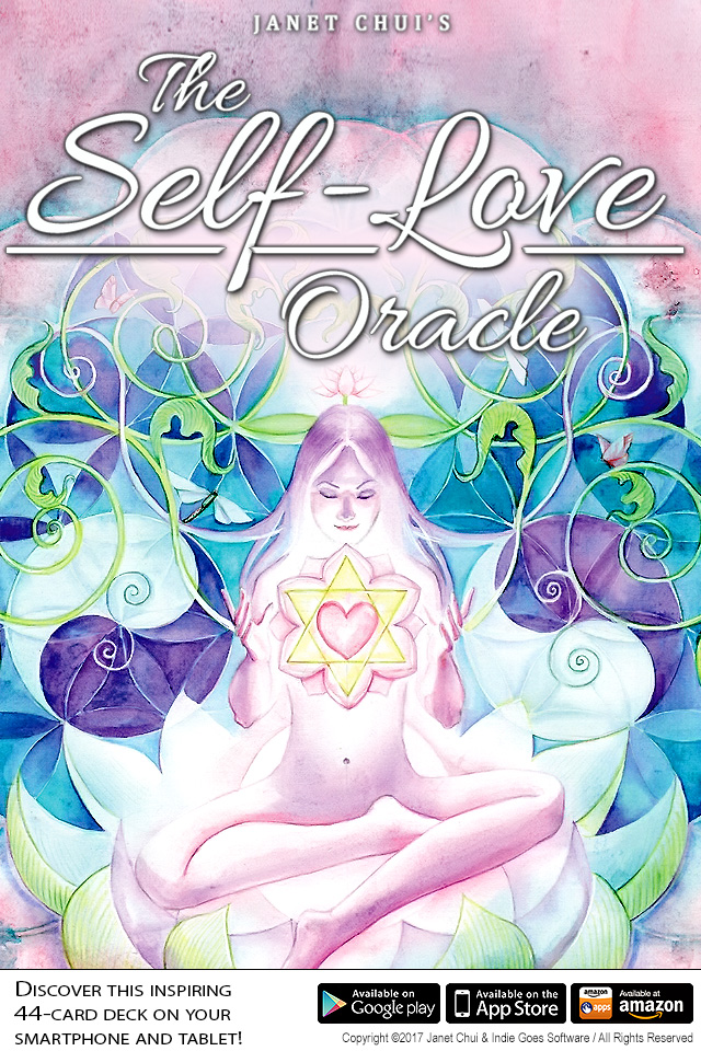 Self-Love Oracle Cards app now available on Android, iOS and Amazon!