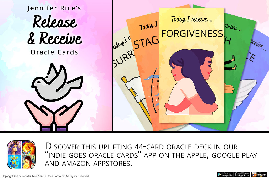 Release and Receive Oracle Cards deck now available!